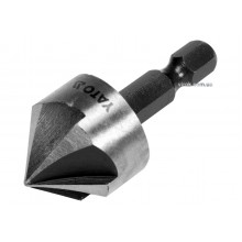 Зенківка конічна по металу YATO HEX- 1/4" 20.5 x 45 мм HSS
