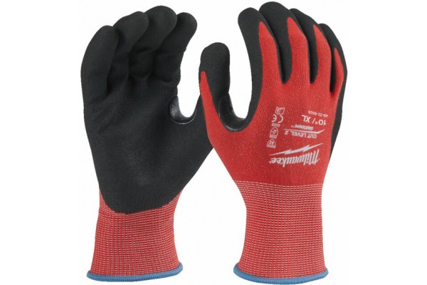 Рукавички з опором до порізів 2 рівня Milwaukee 10/XL (4932479909) Рукавички з опором до порізів 2 рівня Milwaukee 10/XL (4932479909)