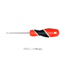 Викрутка плоска YATO SL4 x 100 мм
