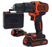 Дриль-шурупокрут акумуляторний ударний BLACK+DECKER BDCHD18KB