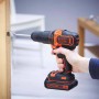 Дриль-шурупокрут акумуляторний ударний BLACK+DECKER BDCHD18KB