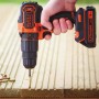 Дриль-шурупокрут акумуляторний ударний BLACK+DECKER BDCHD18KB