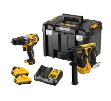 Набір з двох інструментів безщіткових DeWALT DCK2102L2T