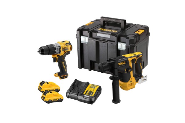 Набір з двох інструментів безщіткових DeWALT DCK2102L2T