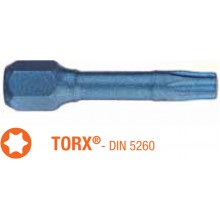 Насадка викруткова ударна BLUE SHOCK USH Torx T20 x TORSION 30 мм 25 шт