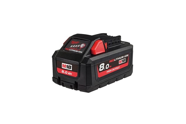 Акумулятор Li-Ion HIGH OUTPUT MILWAUKEE, M18 H8 (8Аг)