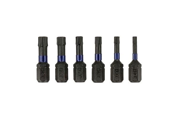 Біти IMPACT PRO 1/4\"/25мм, комплект TR10, TR15, TR20, TR25, TR27, TR30, IRWIN