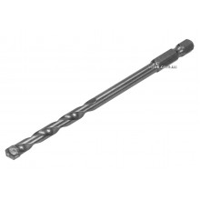 Свердло універсальне STHOR з шестигранним хвостовиком 1/4" 6 х 110/50 мм YG6X
