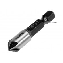 Зенківка конічна по металу YATO HEX- 1/4" 8.3 x 40 мм HSS