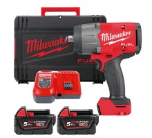 Гайкокрут акумуляторний 1/2\" MILWAUKEE, M18 FHIW2F12-502X, 2034Нм, (+ заряд.пристрій, 2 акум., HD ке