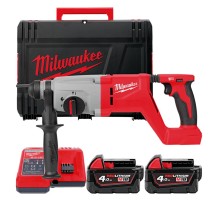 Перфоратор акумуляторний безщітковий SDS PLUS Milwaukee M18 BLHACD26-402X (+ заряд.пристрій, 2 акум.