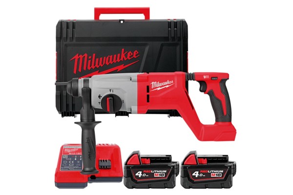 Перфоратор акумуляторний безщітковий SDS PLUS Milwaukee M18 BLHACD26-402X (+ заряд.пристрій, 2 акум.