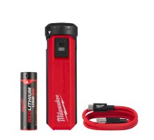 Акумулятор Li-Ion Повербанк 2,1А PPS-301 с зарядним пристроєм USB L4 MILWAUKEE 4932493335