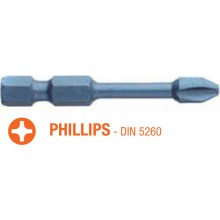 Насадка викруткова ударна BLUE SHOCK USH PH3 x TORSION 50 мм 5 шт