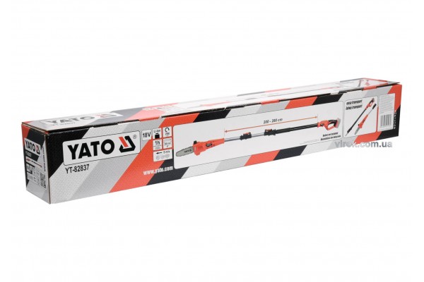 Сучкоріз акумуляторний телескопічний YATO Li-Ion 18 В 20 см 2-2.8 м (БЕЗ АКУМУЛЯТОРА) Сучкоріз акумуляторний телескопічний YATO Li-Ion 18 В 20 см 2-2.8 м (БЕЗ АКУМУЛЯТОРА)