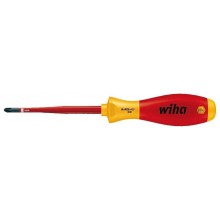 Викрутка діелектрична Wiha Soft Finish electric slim Fix VDE SL/PZ1 (W36329)