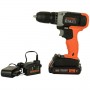 Дриль-шурупокрут акумуляторний BLACK+DECKER BCD001C1