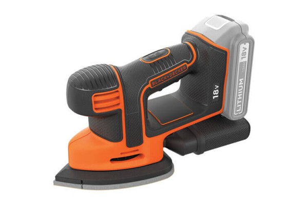 Шліфмашина вібраційна акумуляторна BLACK+DECKER BDCDS18N