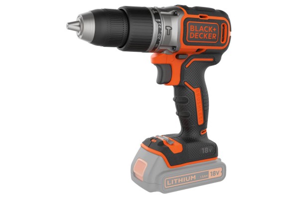 Дриль-шурупокрут ударний безщітковий акумуляторний BLACK+DECKER BL188N