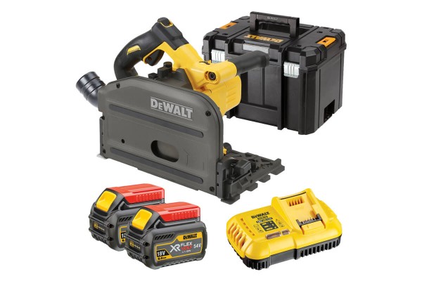 Пила дискова занурювальна акумуляторна DeWALT DCS520T2