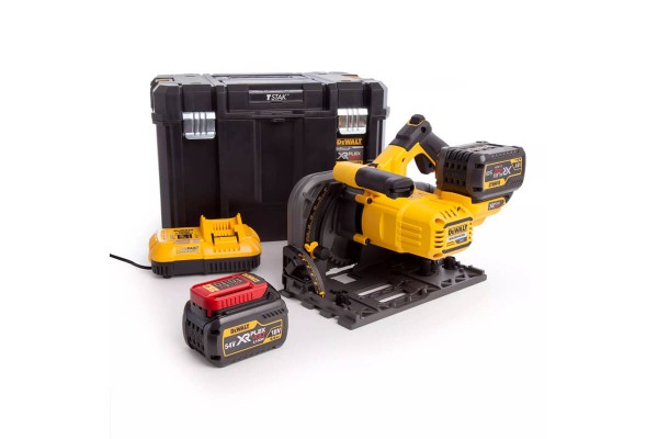 Пила дискова занурювальна акумуляторна DeWALT DCS520T2