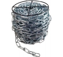 Ланцюг з короткою ланкою оцинкований ТМ "VIROK" DIN 5685A; Ø= 8 мм, 25 кг, l= 20 м ± 1,0% (TR)