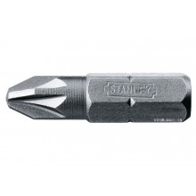 Насадка викруткова STANLEY 1/4" хрестова PZ1 х 25 мм 25 шт
