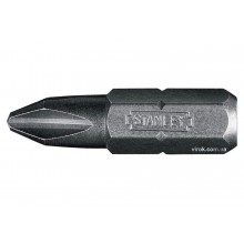 Насадка викруткова STANLEY 1/4" хрестова PH2 х 25 мм 25 шт