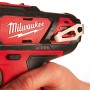 Дриль-шуруповерт MILWAUKEE M12 BDD-202C обертовий момент 30 Нм 4933441915 (+2 акумулятори, зарядний