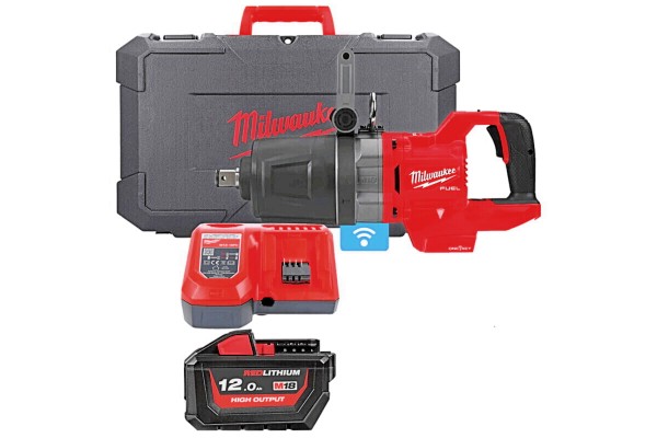 Гайкокрут високомоментний 1'' (2711 Нм) MILWAUKEE M18 FUEL ONEFHIWF1DS-121C (+ заряд.пристрій, акум.