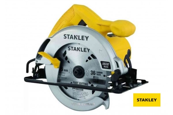 Пила дискова мережева STANLEY 1250 Вт диск 165 x 20/30 мм