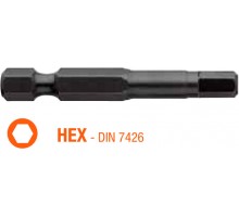 Насадка викруткова INDUSTRY USH HEX 3 x 50 мм 5 шт