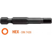 Насадка викруткова INDUSTRY USH HEX 3 x 50 мм 5 шт