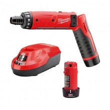 Викрутка акумуляторна MILWAUKEE M4 D-202B, (+ заряд. пристрій, 2 акум.Х2Аг, в сумці для інструментів