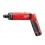 Викрутка акумуляторна MILWAUKEE M4 D-202B, (+ заряд. пристрій, 2 акум.Х2Аг, в сумці для інструментів