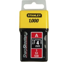 Скоби тип А висотою 4 мм, для степлера ручного Light Duty, в упаковці 1000 шт STANLEY 1-TRA202T