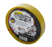 Стрічка ізоляційна VIROK : 18 мм 20м (18мкм) ЖОВТА [13/117]