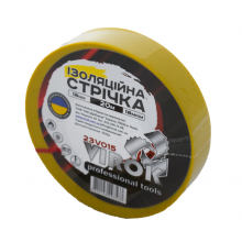 Стрічка ізоляційна VIROK : 18 мм 20м (18мкм) ЖОВТА [13/117]