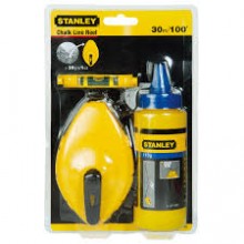 Шнур розмічальний STANLEY "PowerWinder" 30 м з крейдою порошковою 45 г