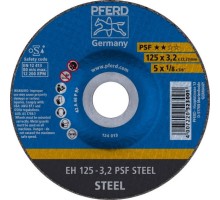 Диск шліфувально-відрізний по металу Pferd PSF STEEL (125x3.2x22.2 мм) (4007220523001)