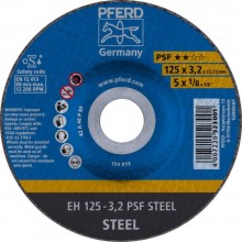 Диск шліфувально-відрізний по металу Pferd PSF STEEL (125x3.2x22.2 мм) (4007220523001)