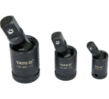 Кардани ударні YATO  1/2" 3/8" 1/4" 3 шт.