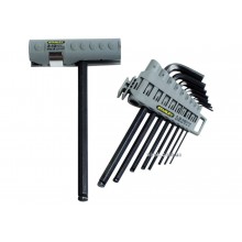 Набір ключів шестигранних Г-подібних STANLEY "HexGrip" 9 шт