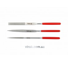 Набір надфілів алмазних YATO 160/50 х 4 мм 3 шт