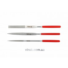 Набір надфілів алмазних YATO 160/50 х 4 мм 3 шт