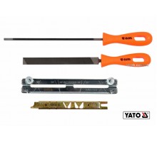 Набір для гостріння ланцюгів з напильником YATO Ø4.8 мм 4 шт