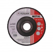 Круг шліфувальний Vulkan 125*22 Р-40 INOX пелюстковий