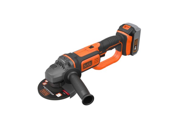 Шліфмашина кутова - болгарка акумуляторна BLACK+DECKER BCG720M1