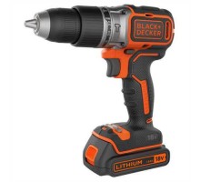 Дриль-шурупокрут акумуляторний безщітковий ударний BLACK+DECKER BL188KB