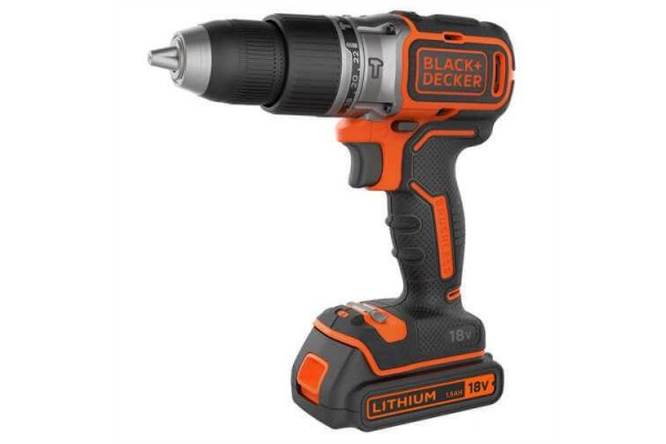 Дриль-шурупокрут акумуляторний безщітковий ударний BLACK+DECKER BL188KB